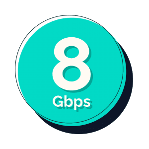 8Gbps Speeds
